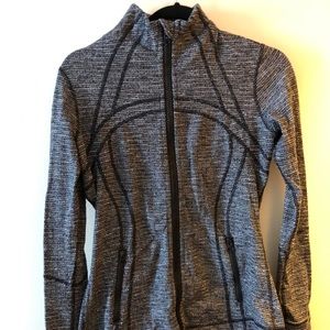 Lululemon Herringbone Zip-up